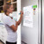 Magnetic Whiteboard for Fridge - Magnetic White Board Dry Erase with Marker Set Fridge Whiteboard Magnetic Marker Board Menu Board for Kitchen Writing Board Magnetic Dry Erase Boards 17x11