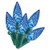Philips 60ct Blue LED Faceted C6 String Lights