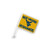 NCAA West Virginia Car Flag One Size Multicolor
