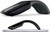 Wireless Mouse with USB Mini Folding Mouse 2_4GHz Arc Optical Touch Receiver Suitable for PC Laptop MacBookBlack