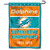 WinCraft Miami Dolphins 2 Time Super Bowl Champions Double Sided Garden Flag