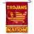 College Flags  and  Banners Co_ USC Trojans Garden Flag with USA Stars and Stripes College Flags  and  Banners Co_ USC Trojans Garden Flag with USA Stars and Stripes