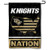 College Flags  and  Banners Co_ Central Florida Knights Garden Flag with USA Stars and Stripes