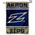 College Flags  and  Banners Co_ Akron Zips Garden Banner Flag