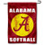 Alabama Crimson Tide Softball Garden Flag and Yard Banner
