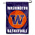College Flags  and  Banners Co_ Washington UW Huskies Basketball Garden Flag