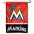WinCraft Miami Marlins Double Sided Garden Flag