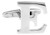 MRCUFF Letter E Pair Cufflinks in a Presentation Gift Box  and  Polishing Cloth