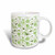 3dRose Simple Green Flower and Bird Silhouettes Ceramic Mug 15-Ounce