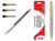 Pentel GraphGear 500 Automatic Drafting Pencil Brown (PG523E) with .3mm Lead Refill and Z21 Eraser Refill (Bundle)