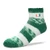 For Bare Feet NCAA RMC Pro Stripe Fuzzy Sleep Soft Sock -Miami Hurricanes-Size-Medium