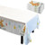 Blue Panda 6 Pack Easter Tablecloths - Disposable Plastic Rectangular Spring Table Covers - Bunny and Egg Design, Easter Party Decoration, 54 x 108 Inches