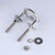 Pebbly Beach Transom Mount Ski Tow Hook for Boats Yacht 4 inch 316 Stainless Steel