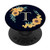 Monogram Initial Letter T - Yellow Sunflowers on Navy Blue PopSockets Grip and Stand for Phones and Tablets