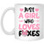 Just A Girl Who Loves Foxes Coffee Mug - Funny Lover Fox Mug 11oz