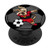 Funny Dabbing Dog Angola Soccer Angolan Flag Football Lovers PopSockets PopGrip Swappable Grip for Phones  and  Tablets