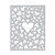 Hero Arts DI483 Fancy Die Window On Love Confetti