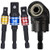 3Pcs 14 38 12 Universal Socket Adapter Set105 Degree Right Angle Screwdriver set Drill Hex Bit Socket AdapterImpact Grade Driver Sockets Adapter Extension Set Drill BitRight Angle Drill