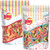 Lalees Sour Gummy Worms - Sour Gummy Bears - Assorted Colors and Flavors - Bulk Sour Candy - 2 Pack of 1 Pound Each