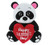 Burton and Burton Happy Valentine's Day Panda Plush, 9"