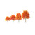 Milisten 4pcs Model Trees Maple Tree Miniature Train Railways Architecture Tree Railroad Trees for DIY Craft Scenery Landscape