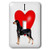 3dRose lsp-17302-1I Love Doberman Toggle Switch