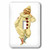 3dRose lsp-50239-1 Pierrot Vintage Clown Single Toggle Switch