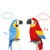 MioCloth Talking Parrot Bird Interactive Pet Toy Repeats What You Say Interactive Talking Toy Stuffed Plush Animal Decor