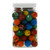 Sconza Bizzare Pattern 2_25 Pound Bulk 1in Jawbreakers - Original Bulk Jaw Breaker Hard Candies in 48 FL OZ Gift Ready Reusable Square Jar