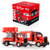 Force1 Mini Firefighter RC Trucks for Kids - 2 Pack Remote Control Toy Trucks Set with Mini Spray Fire Truck and Mini Lift Firetruck 2_4GHz Remote Controls Bright LEDs and RC Toy Batteries