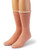 Warrior Alpaca Socks - Koze Kick Back Terry Lined Pure Alpaca Wool Socks For Men and Women Medium Coral Sunset