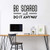 Vinyl Wall Art Decal - Be Scared and Do It Anyway - 22 x 39 - Modern Motivational Goal Quote Sticker for Home Bedroom Living Room School Classroom Work Office Decor Black