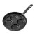 Upgraded Egg Frying Pan 4-Cups Non Stick Aluminium Alloy Fried Egg Cooker Swedish Pancake Plett Crepe Pan for Gas Stove and Induction Hob