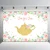 Avezano 7x5ft Tea for Two Birthday Backdrop Watercolor Floral Tea Party Birthday Party Background Vinyl Garden Tea for Two Birthday Party Decorations Backdrops