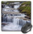 3dRose LLC 8 x 8 x 0_25 Inches Mouse Pad Hanging Gardens Waterfall Glacier Np Montana Chuck Haney mp-91654-1