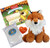 Make Your Own Stuffed Animal Mini 8 Inch Super Fluffy Fox Kit - No Sewing Required!