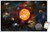 Trends International Orbiting Solar System Wall Poster 14_725 x 22_375 Premium Poster  and  Mount Bundle
