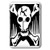 3dRose lsp-29029-1 Skull and Crossbones Toggle Switch Multi-Color