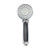 Basong High Pressure Bathroom Shower Head Set 3 Functions Spray Setting Handheld Showerhead with Adjustable Bracket 59" Hose