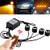 Teguangmei 4 in 1 Car Motorcycle LED Eagle Eye Emergency Strobe Warning Lights Car Truck Accessories DRL Wireless Remote Control Flash Lights 12V Amber
