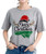 Believe Women Christmas Tree Cute Shirt Letter Printing Short Sleeve Funny Saying T-Shirt Tees Tops Gray1 M
