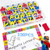PETRI ABC Magnetic Letters Kit Magnetic Alphabet Letters - 238 PCS Refrigerator Classroom Magnets for Educating Kids with Magnetic Board - Toddlers Preschool Learning Toys