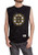 Calhoun Mens Team Logo Crew Neck Space Dyed Cotton Sleeveless T-Shirt Boston Bruins XX-Large