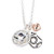 Star Wars Jewelry Womens Silver Plated Episode 7 BB-8 with Clear Gem Pendant Choker Necklace SilverRose Gold One Size SALES1SWMD