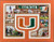 University of Miami Hurricanes Milestones  and  Memories 11x14 Custom Matted Photos