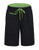 Unitop Mens Lightweight Quick Dry Board Trunks Black and Green 30