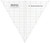 Linograph 60 Degree 12-12 inch Triangle Quilting Ruler Size Up to 12 Inches
