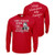 Georgia Football Fans_ Stay Victorious Anti-Gators_ Red T-Shirt Sm-5X Long Sleeve Large