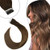 Ugeat Tape in Hair Extensions Tape in Remy Hair Extensions 12Inch Human Hair Extensions Tape in Ombre Brown 3 to 8 Brown Tape in Hair Extensions Human Hair 30g 20pcs Tape on Hair Extensions