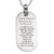 Joyful Sentiments Inspirational Jewelry Stainless Steel What Cancer Cannot Do Dog Tag Pendant Necklace